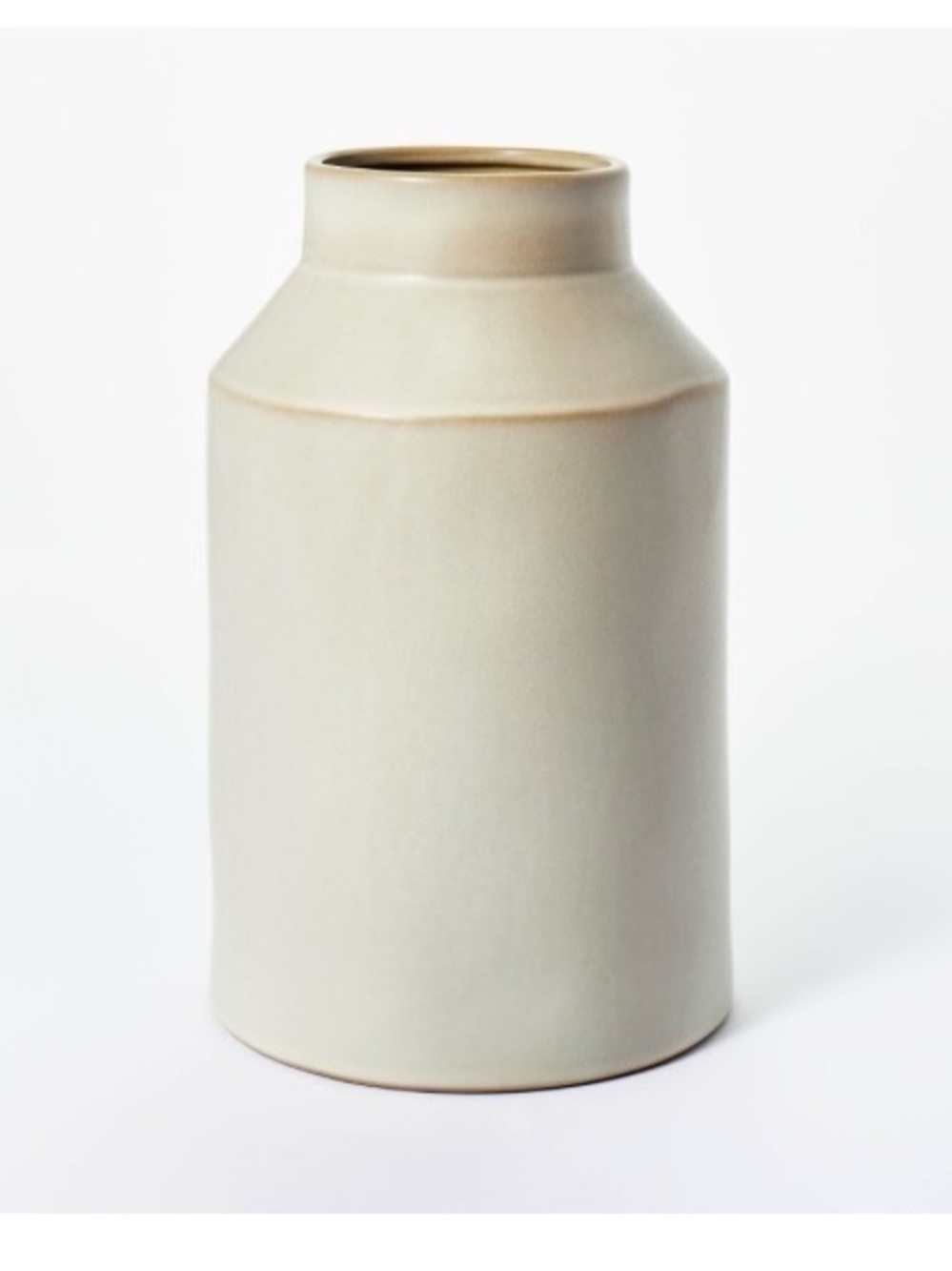 Threshold designed with Studio McGee Carved Ceramic Vase Gray
